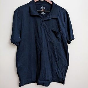 Men's Navy Polo Large